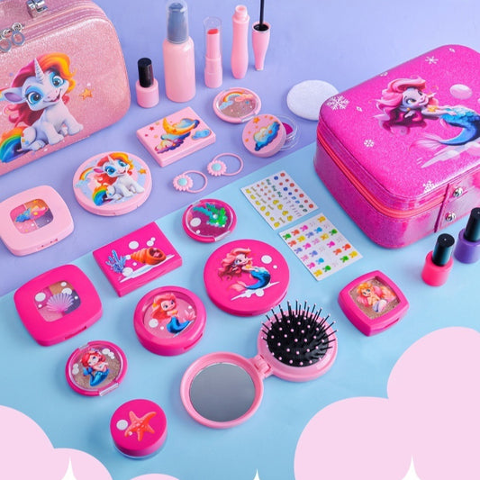 Imitation Jewelry Vanity Sets Girls' Makeup Princess-themed Bags Playhouse Sets