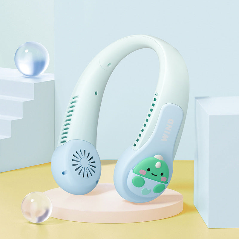 Dormitory Fashion Comfortable Halter Little Fan Three-speed USB Charging Outdoor Portable