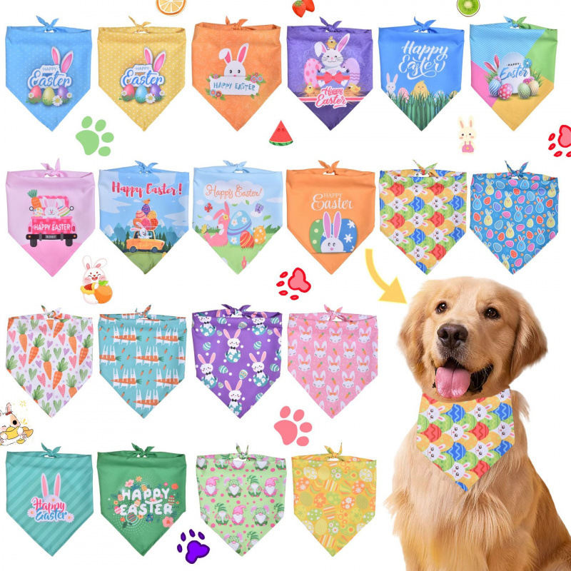 Easter Pet Triangular Bandage For Cats And Dogs