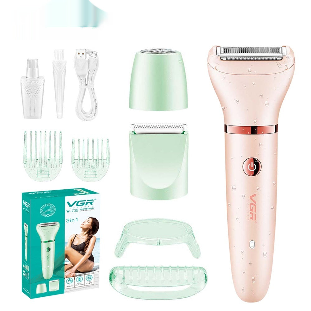 Multifunctional 3-in-1 Womens Hair Remover Fully Washable