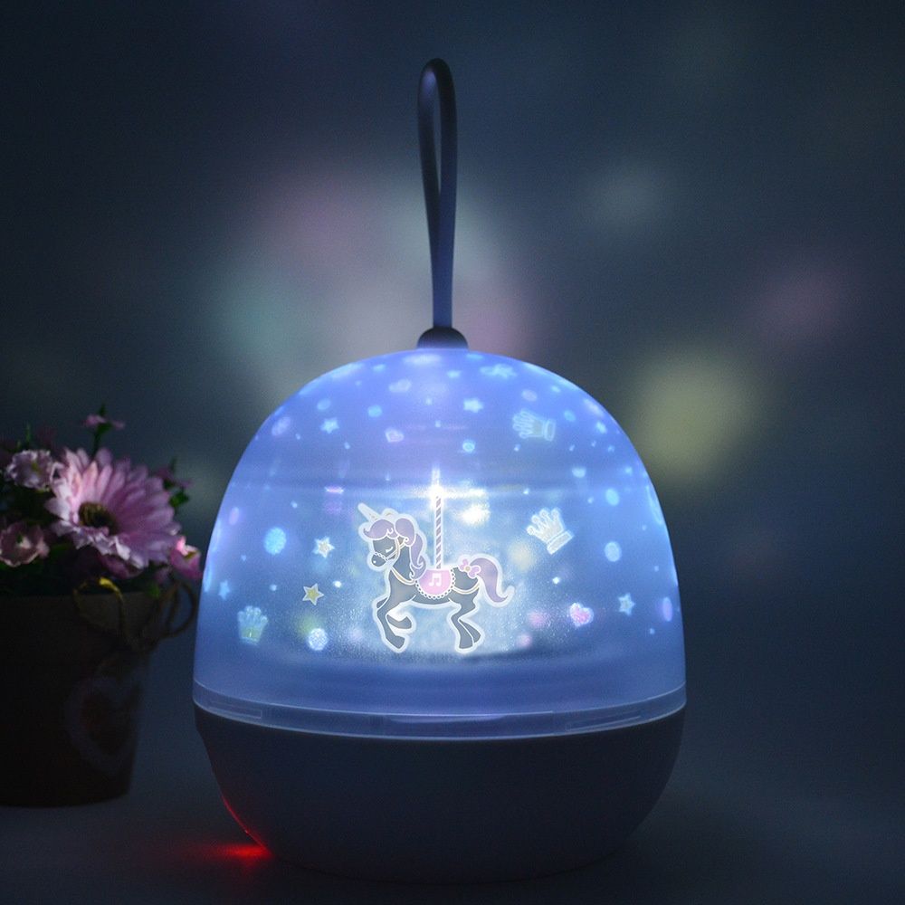 Night Light Projector 360 Rotating 8 Lighting Modes LED Lights Bedroom Decoration