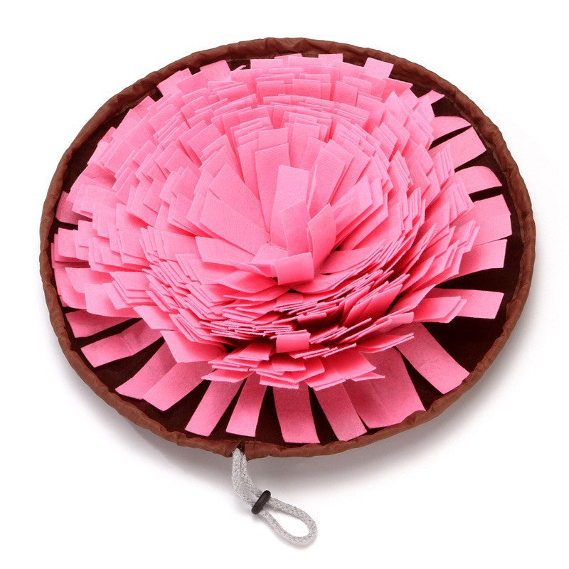 Pet Toy Dog Food-Dispensing Sniffing Training Bowl Puzzle Stress-Relief Scent Training