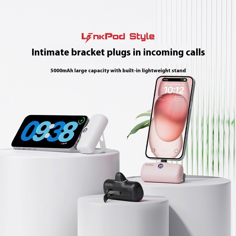 Capsule Power Bank 20WPD Fast Charging With Bracket