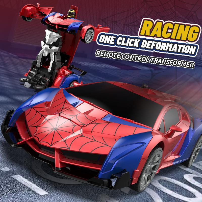 Multifunctional Transforming Vehicle Toy  Racing And Robot Modes  Perfect Gift For Kids