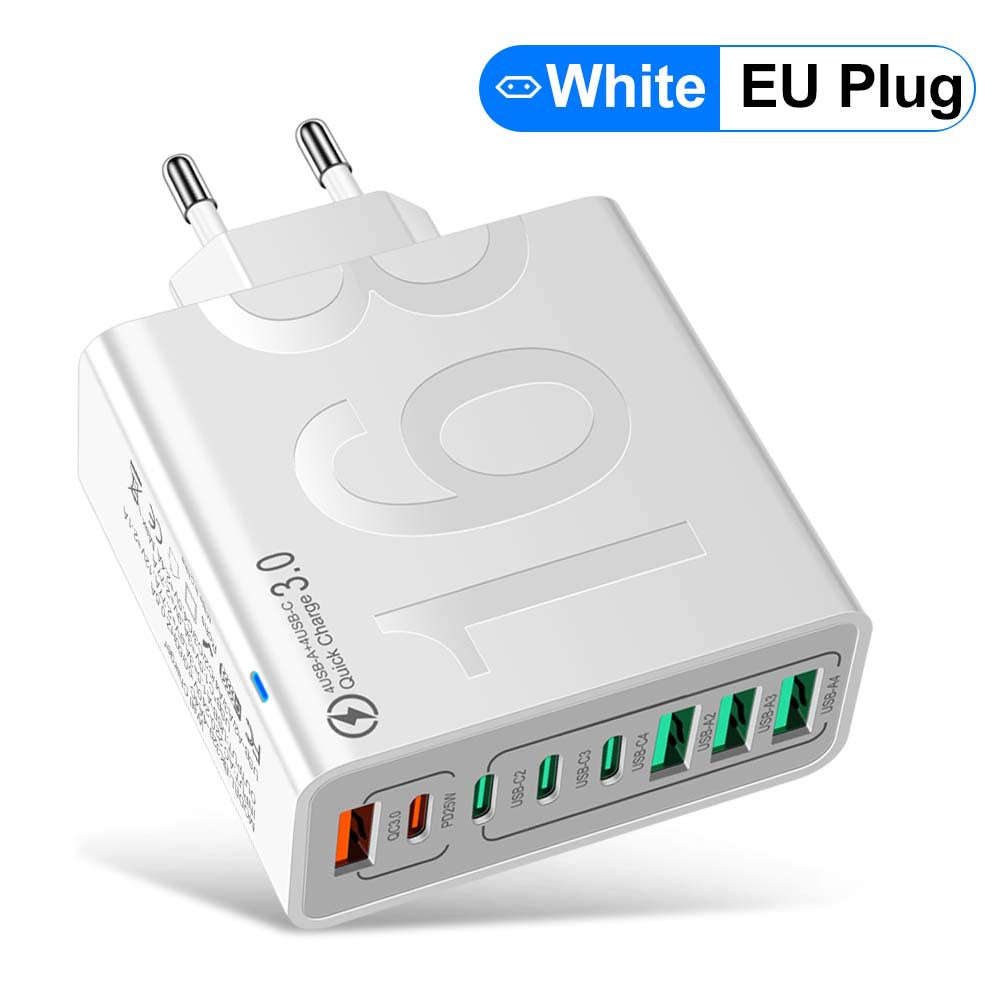 Multi-interface QC3.0 Fast Charging PD 25W Fast Charging Mobile Phone Charger