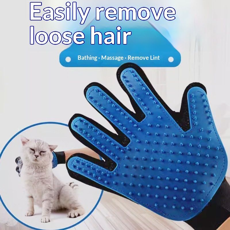 Pet Cat Grooming And Shedding-removal Gloves