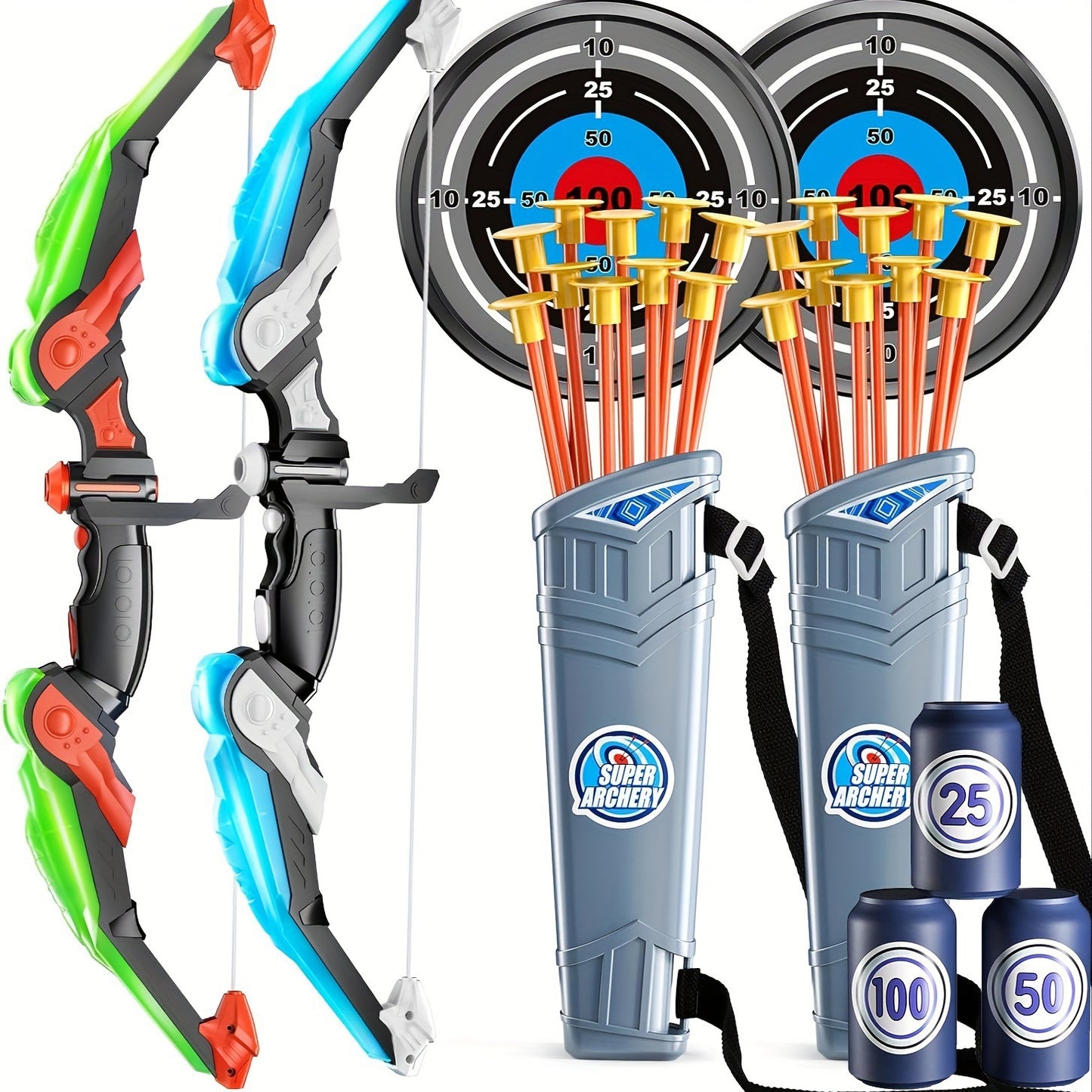 Children's Bow And Arrow Toy Quiver Target Archery Indoor Boys Girls Outdoor Leisure Entertainment Equipment Toy Wholesale