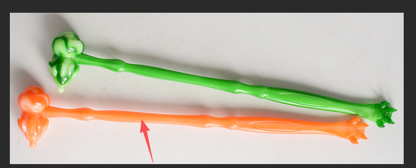 Gourd Massage Hammer-Orange-PP-1 piece