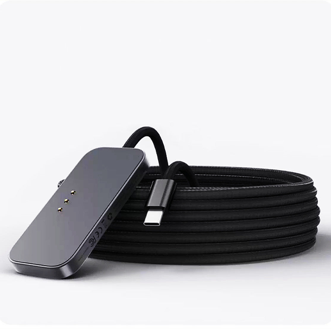 Fast-charging Smart Charger Wireless Charging Pad With USB-C Cable