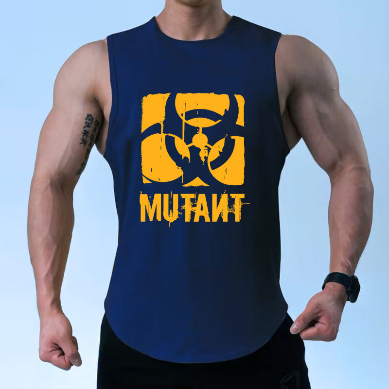 Loose Waistcoat Training Sleeveless Shirt Outdoor Fitness Vest