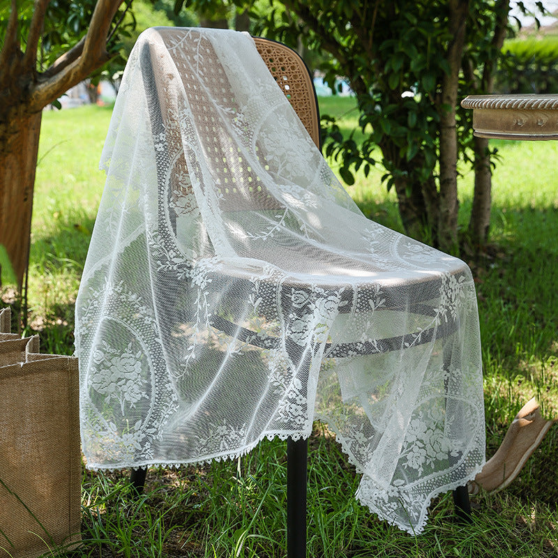 Affordable Luxury Lace American-Style Tablecloth For Home Use