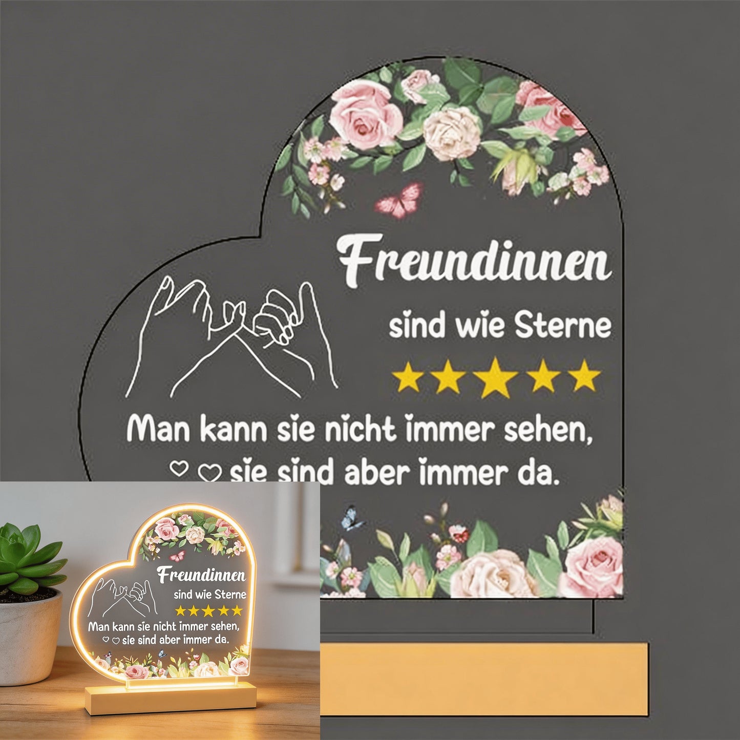 Friendship Gift, Decorative Figurine As A Symbol Of Friendship, Ideal For Birthdays And Special Occasions—party Supplies Set