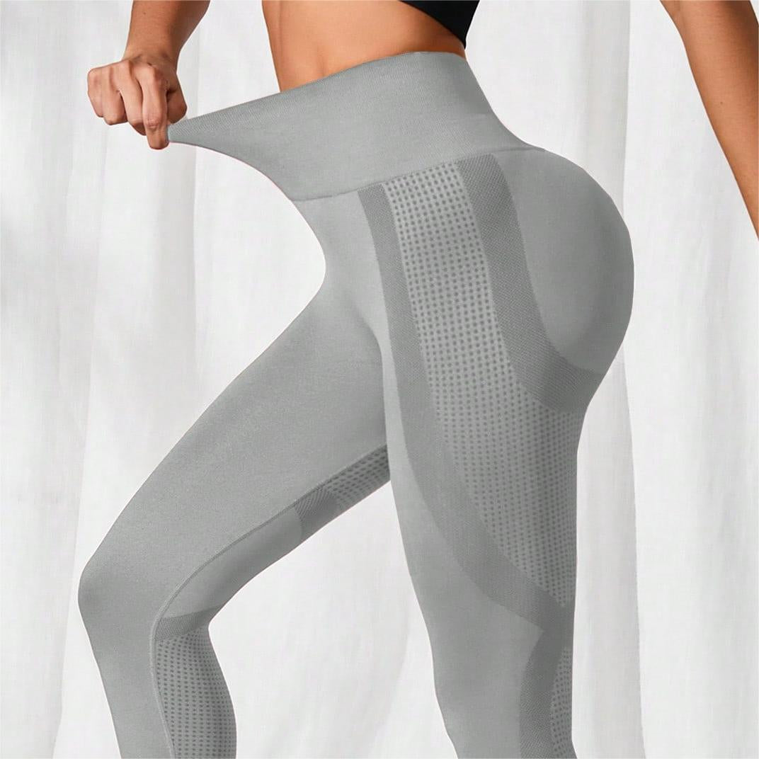 Fashion Slim Fit Waist Shaping Hip Lifting High Elastic Shock Absorption Fitness Yoga Exercise Pants
