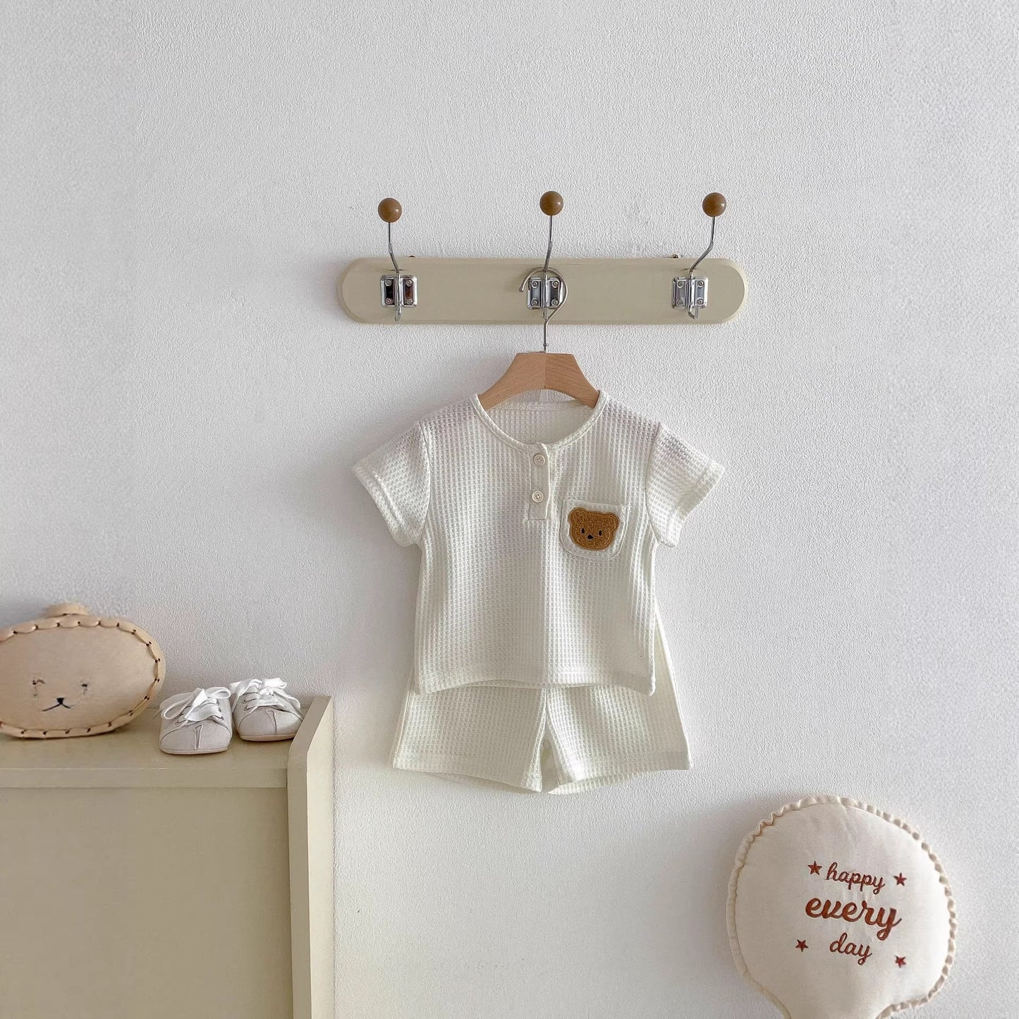 Korean-style Short-sleeve Clothes For Boys And Girls In Summer