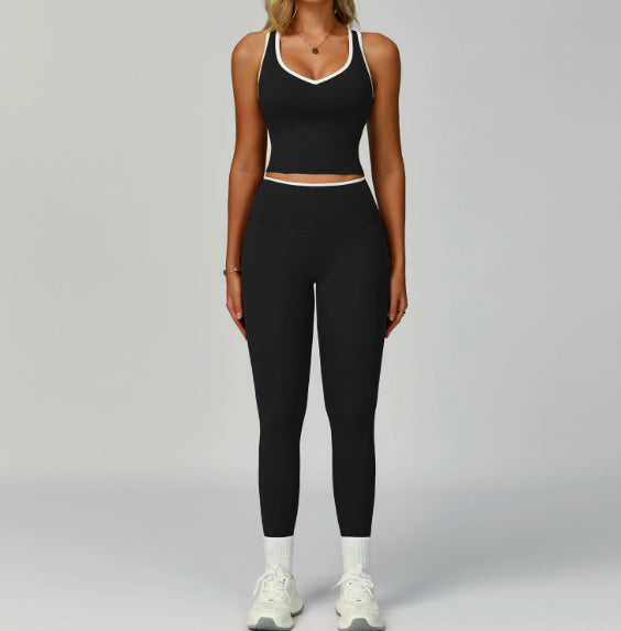 Women's Sports Suit Skinny Yoga Clothes Fitness Suit