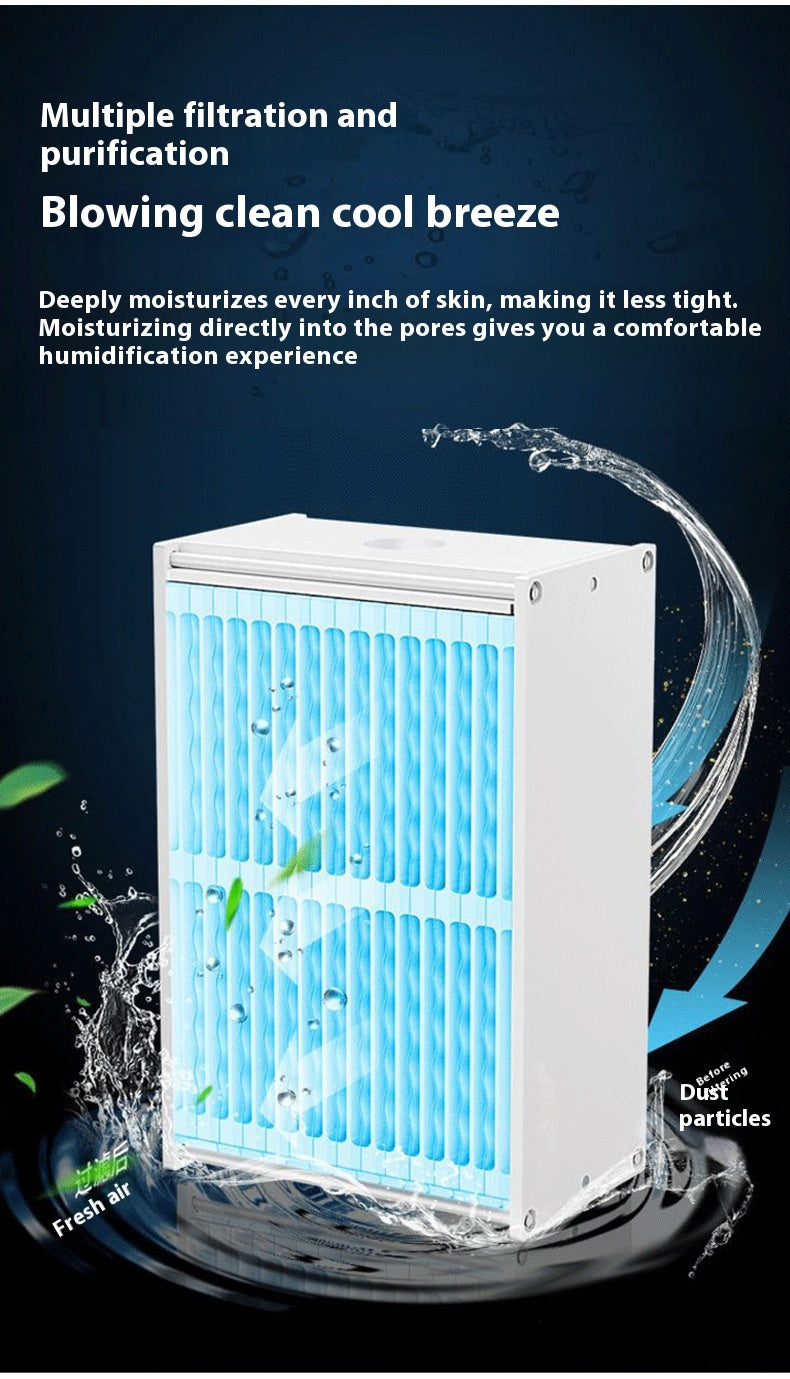 Humidifier Desktop Mini Air Cooler USB Water Cooling Fan