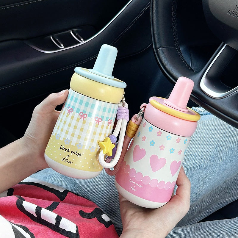 New Creative High-capacity Stainless Steel Water Bottle