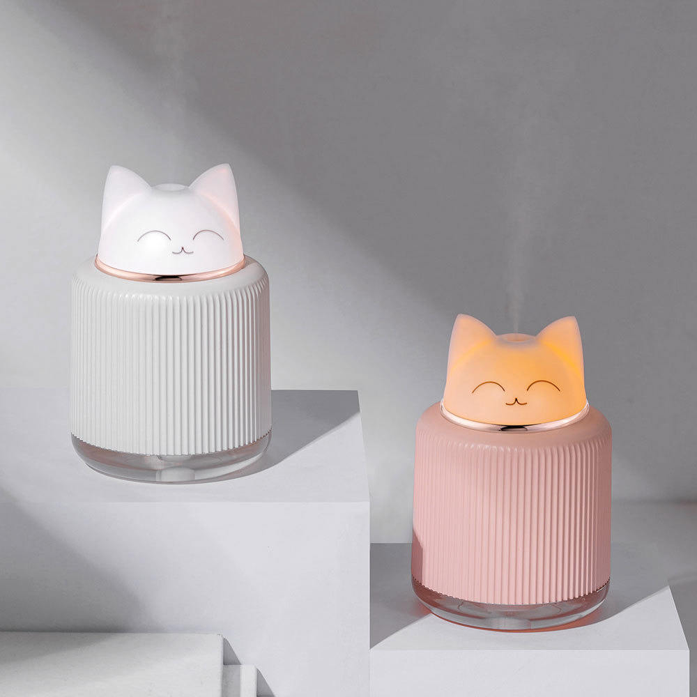 New Creative Cute Pet Cat Bedroom Night Light Humidifier