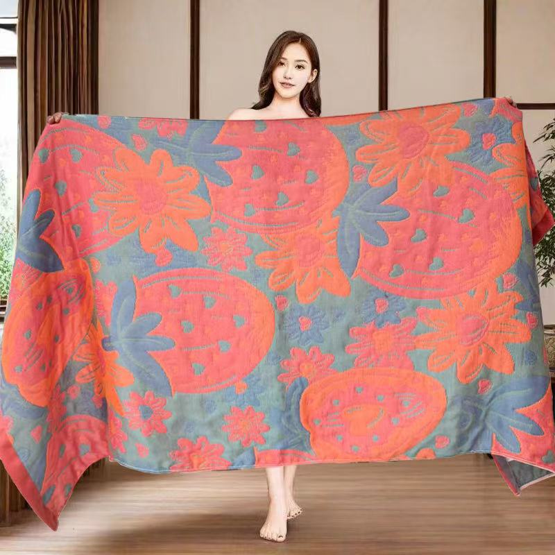 Soft Highly Absorbent Lint Free Bath Towel For Home Use