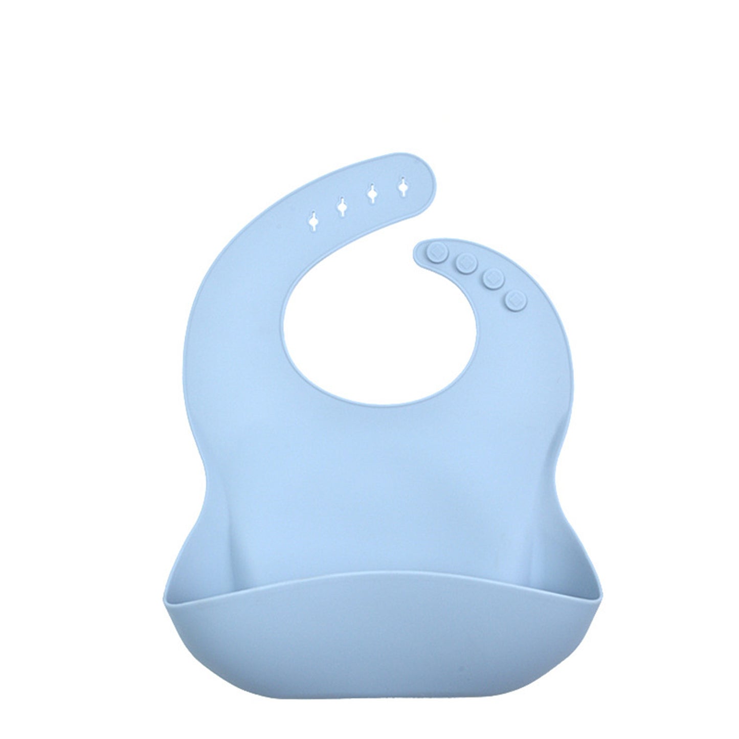 Soft Silicone Baby Bibs - Waterproof, Adjustable & BPA-Free For Infants & Toddlers 10-72 Months, Unisex Feeding Essentials In 7 Colors