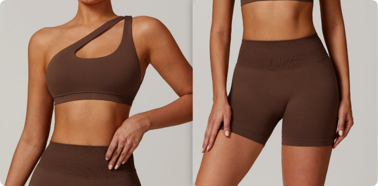 One-shoulder Seamless Beauty Back Yoga Bra Quick-drying Sports