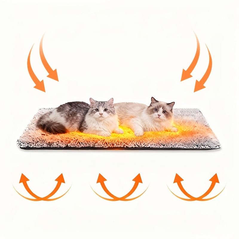 Self-heating Ultra-soft, Non-slip Pet Bed For Warmthno Plug-in Required Thermostatic Mat For Cats And Dogs