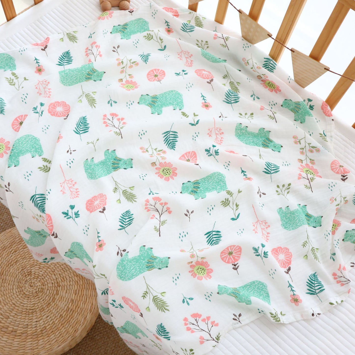 Household Newborn Cotton Gauze Bath Towel