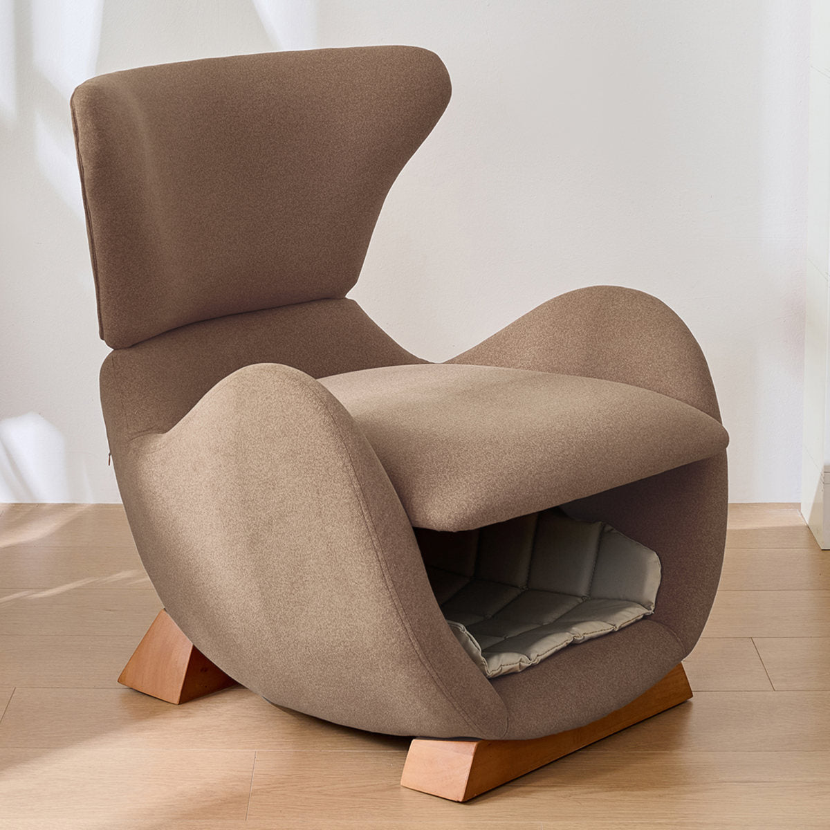 Whale Shark Look Designer Lounge Chair  Pet-friendly Lounge Chair, Provides A Retreat For Cats And Small Dogs,anti-cat Scratch Fabric,single Sofa, Living Room TV Chair