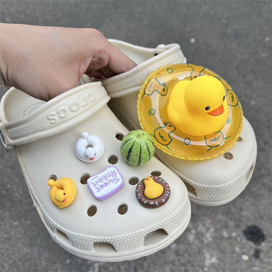 Hole Shoes Accessories Cute Cartoon Diy Removable Ornament