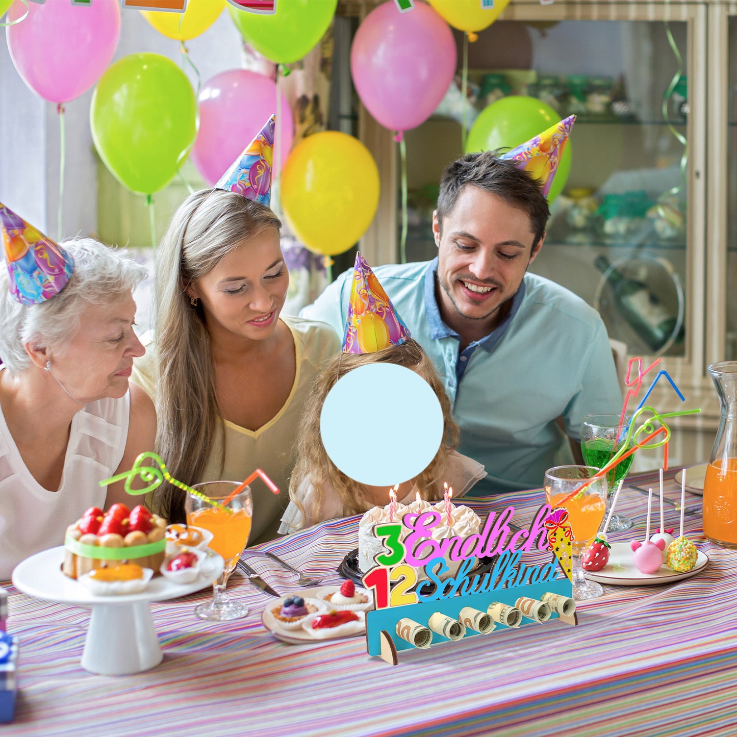 “Finally A Schoolchild” Cash Gift—High-Quality Gift For A Special Occasion—Multi-Piece Party Gift Set