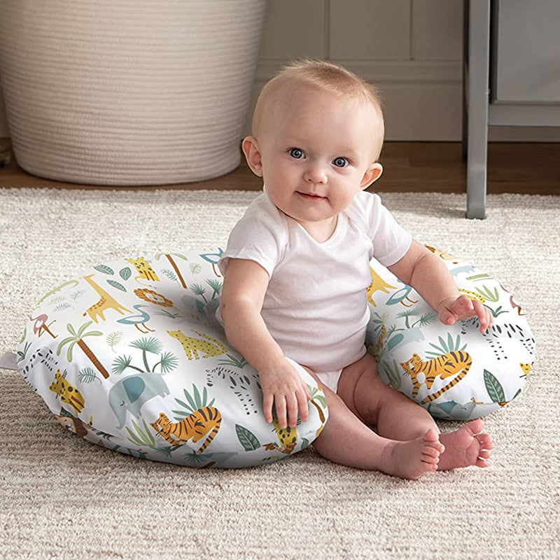 U-shaped Breast Feeding Pillow Case Multifunctional Detachable Printing
