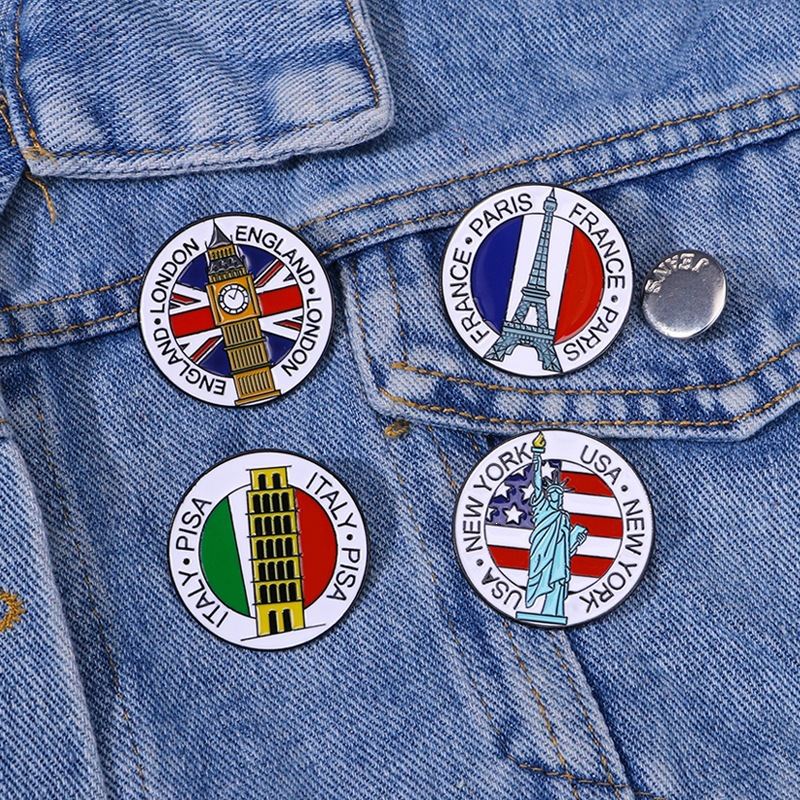 Clothing Accessories Landscape Brooch