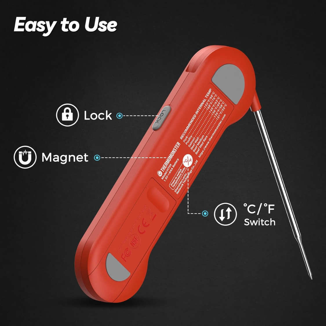 Food Thermometer For Cooking