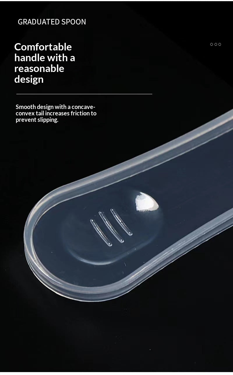 Pet-friendly High-transparency Food-grade Spoon Powder-measuring And Liquid-plastic Measuring Spoon