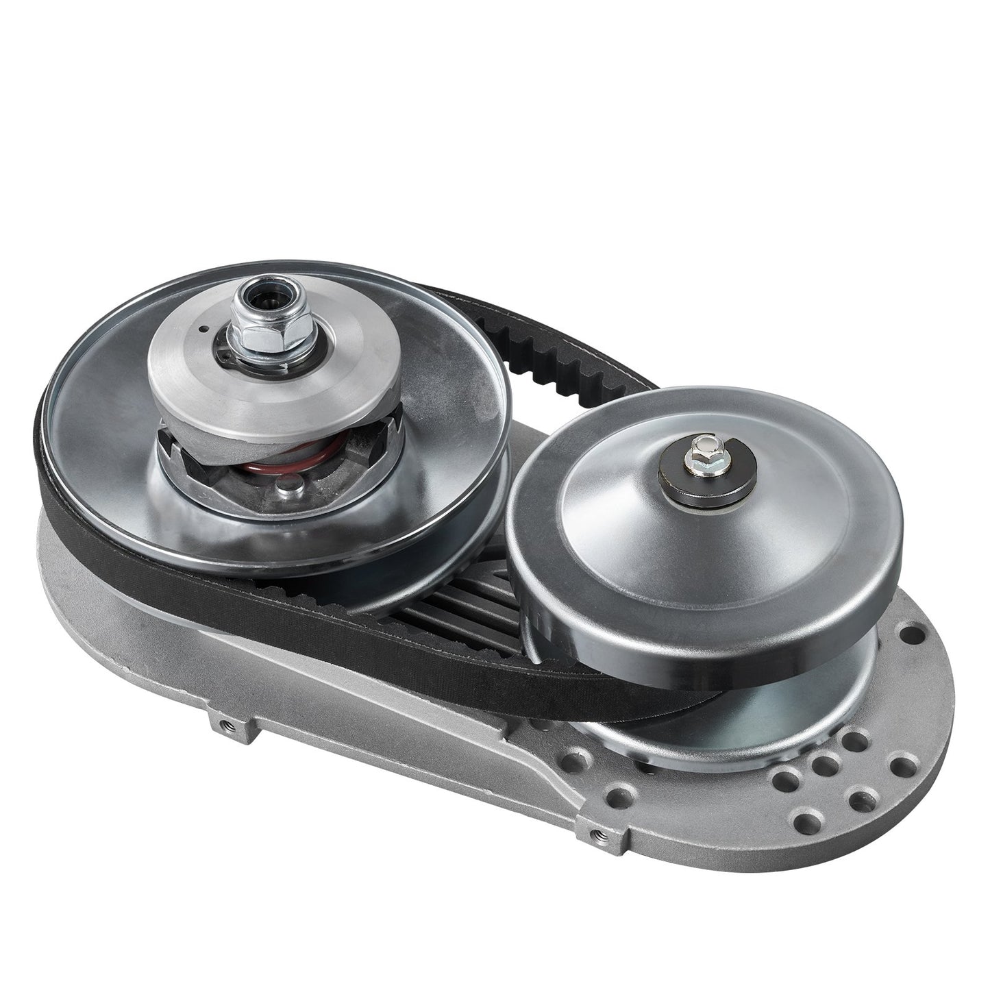 Drive Clutch, 2-8HP Engine, 2000 RPM High-Strength Drive Clutch With Asymmetric Designed Wheels & Robust Rubber Belt, Sturdy & Durable Clutch With Full Accessories, Fit For Various Engines