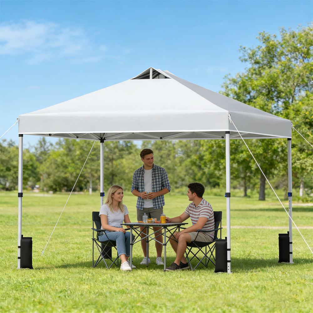 Outdoor Commercial Canopy Tent With Storage Bag For Various Outdoor Adventures, Camping, BBQs, Markets, Etc