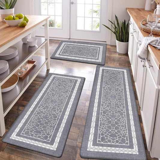 Simple Hot Sale Anti-fatigue Kitchen Pad PVC Leather Waterproof And Oil-proof Easy To Care Foot Mat