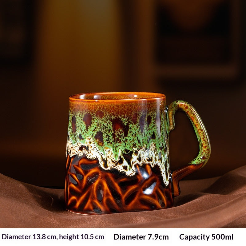 Ceramic Large-capacity Mug, Drinking Cup For Home Use
