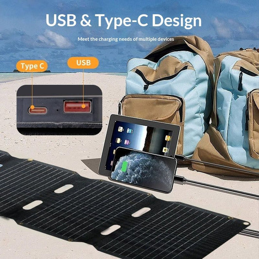 Portable Outdoor Solar Folding Panel For Conveniently Charging Your Phone