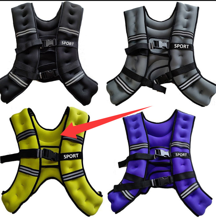 Invisible Weighted Running Vest With Integrated Equipment