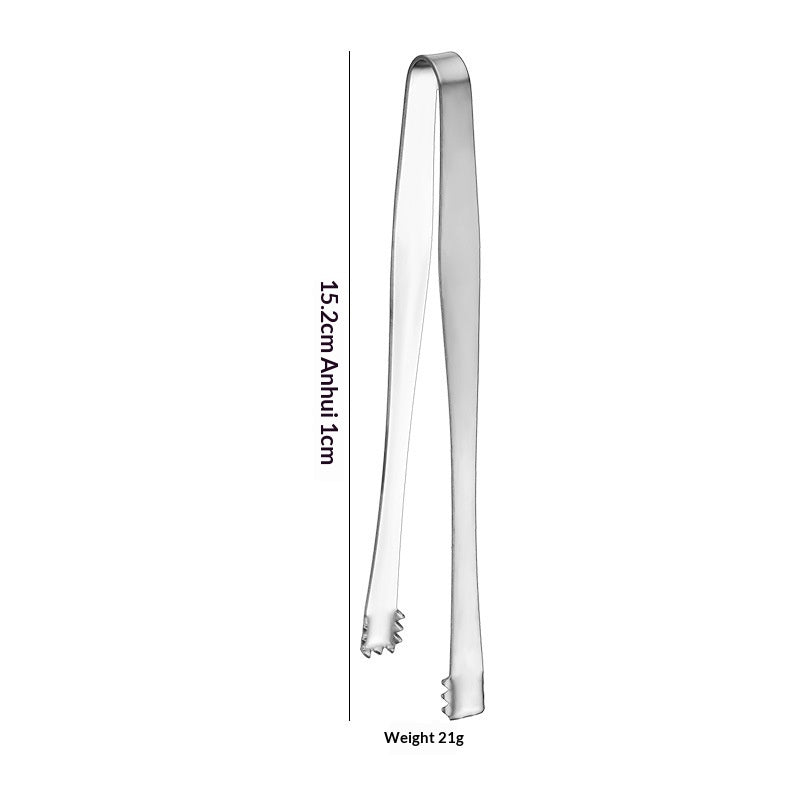 Stainless Steel Non-Slip Ice Tongs Food Tongs