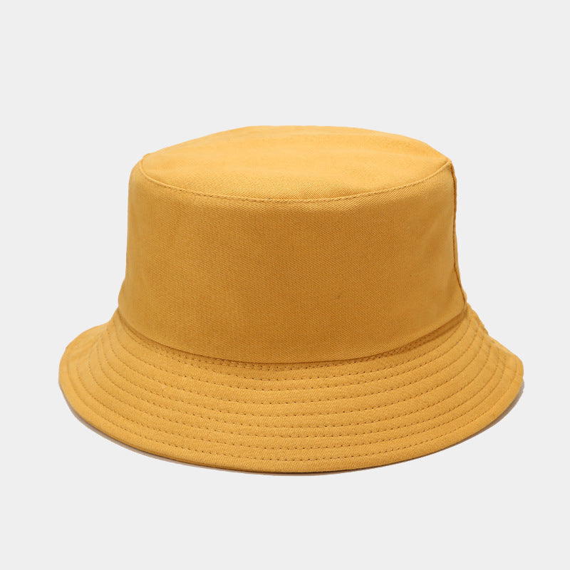 New Solid-color Double-sided Wearable Sun Hat For Outdoor Photography, Slimming Face Cap, Daily Outing Sun Protection Hat