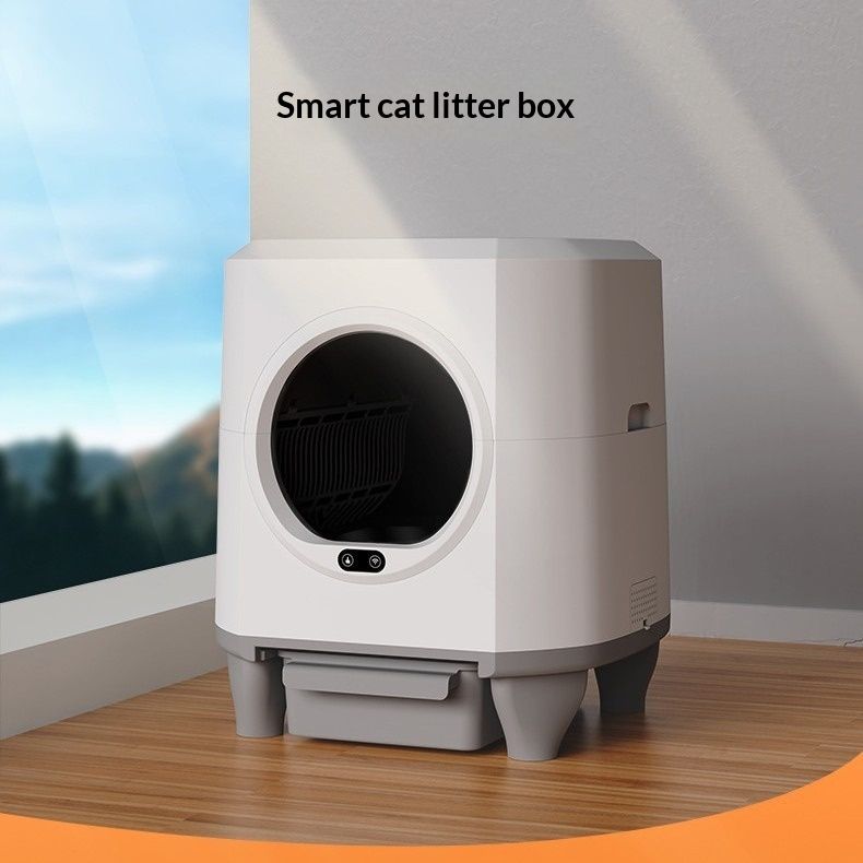 Smart Electric Pet Cat Litter Box 80L