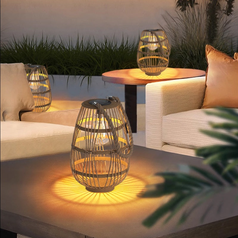 Solar-powered Portable Hanging Garden Decor Ambient Floor Lamp