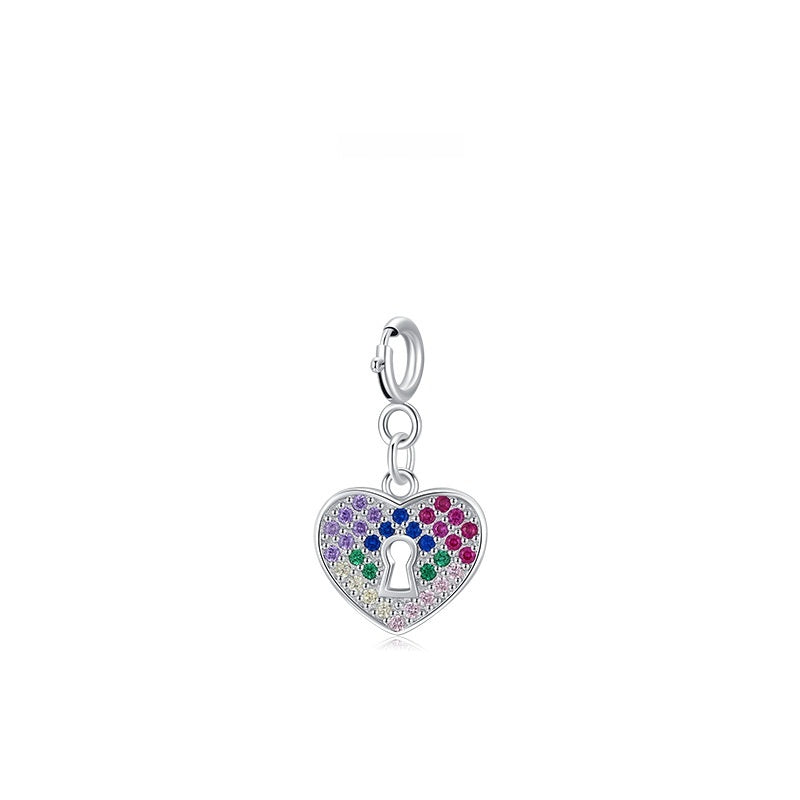 Sterling Silver Fashionable And Minimalist Pendant Korean-style Sweet And Adorable