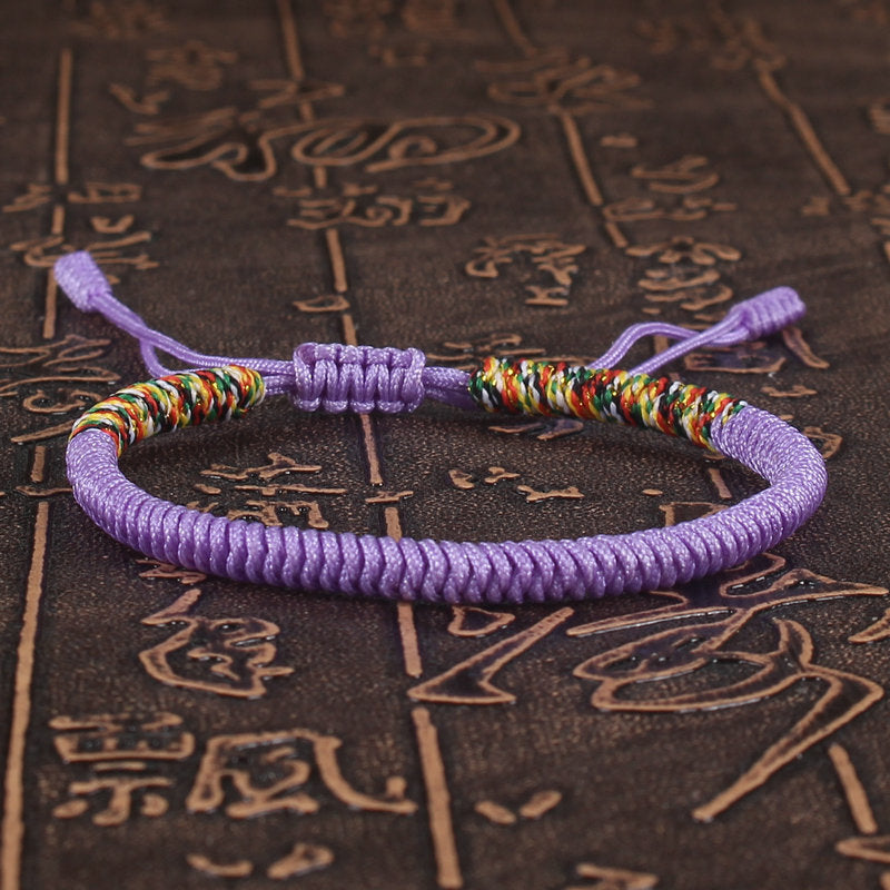 Best Seller In Europe And America Handmade Woven Jin Gang Knot Red Rope Bracelet