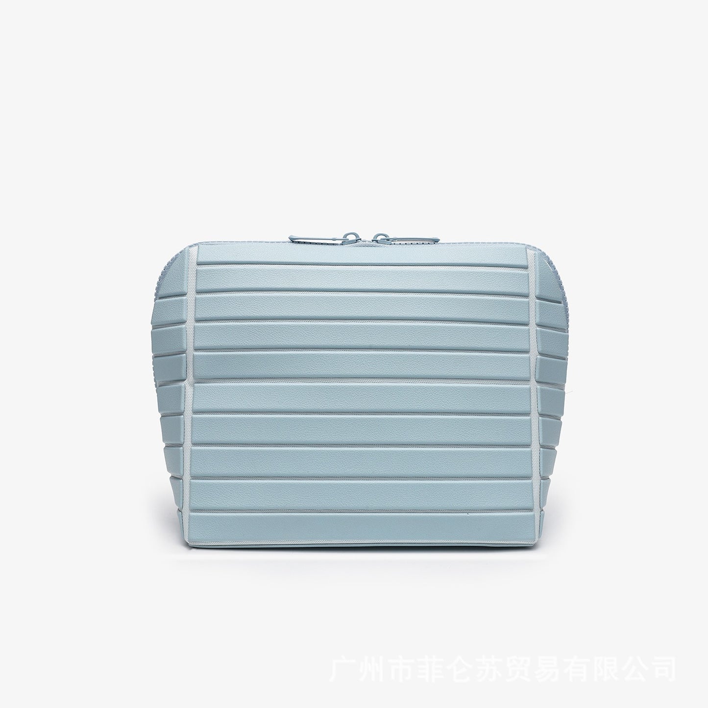 Large-capacity Partitioned Geometric Makeup Bag For Womenperfect For Travel And Commuting