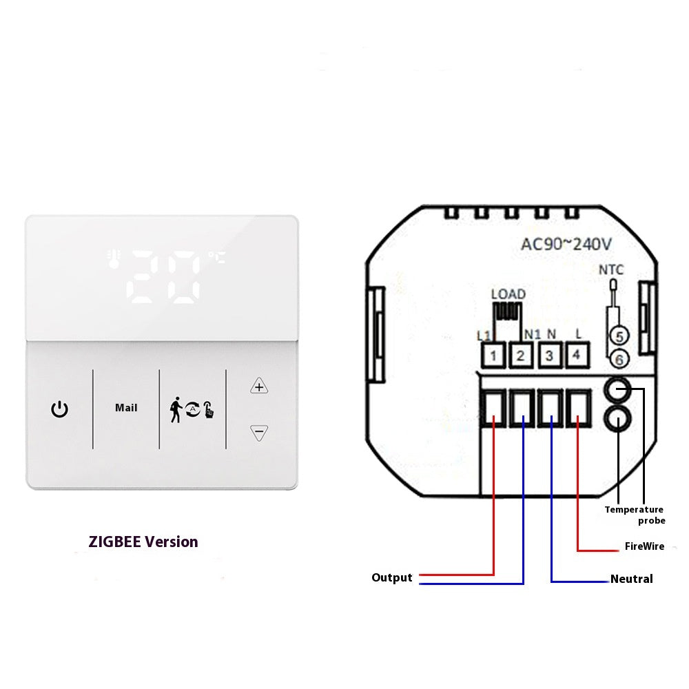 Smart Temperature Controller Touch Control Panel