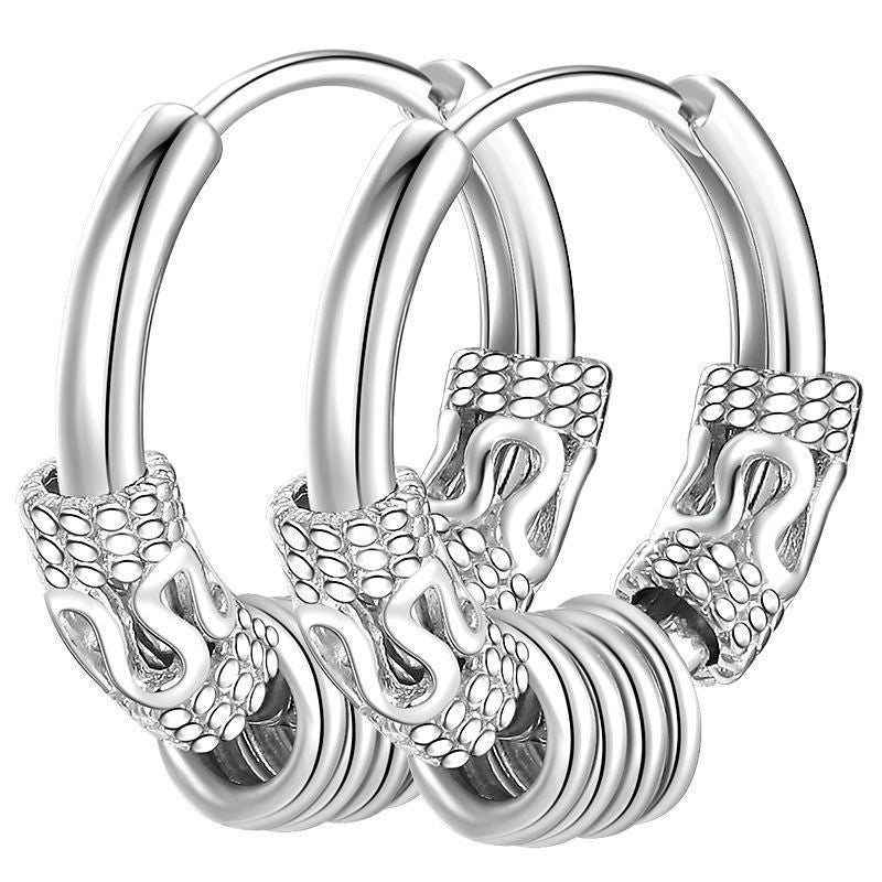 2026 Popular Fashion Stud Earrings For Him, Versatile High-End Daily Wear Earrings, Vintage Elegant Non Pierced Ear Clips For Her