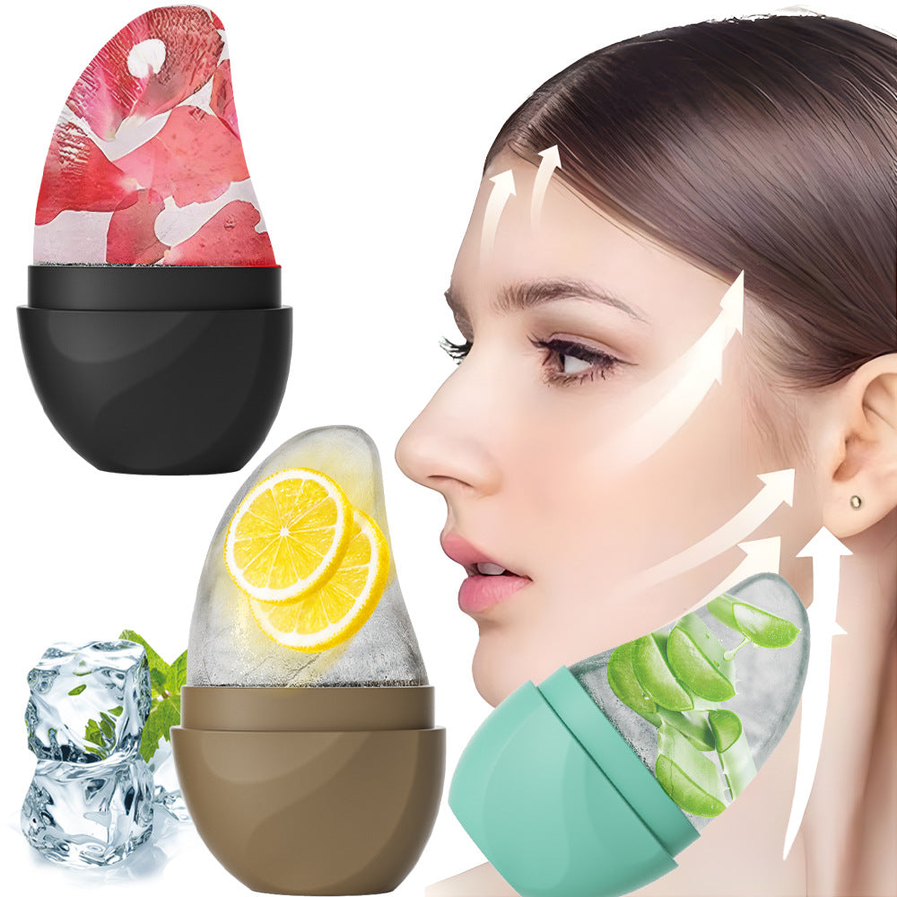 Massage Beauty Ice Cube Tray Silicone Ice Cube Mold